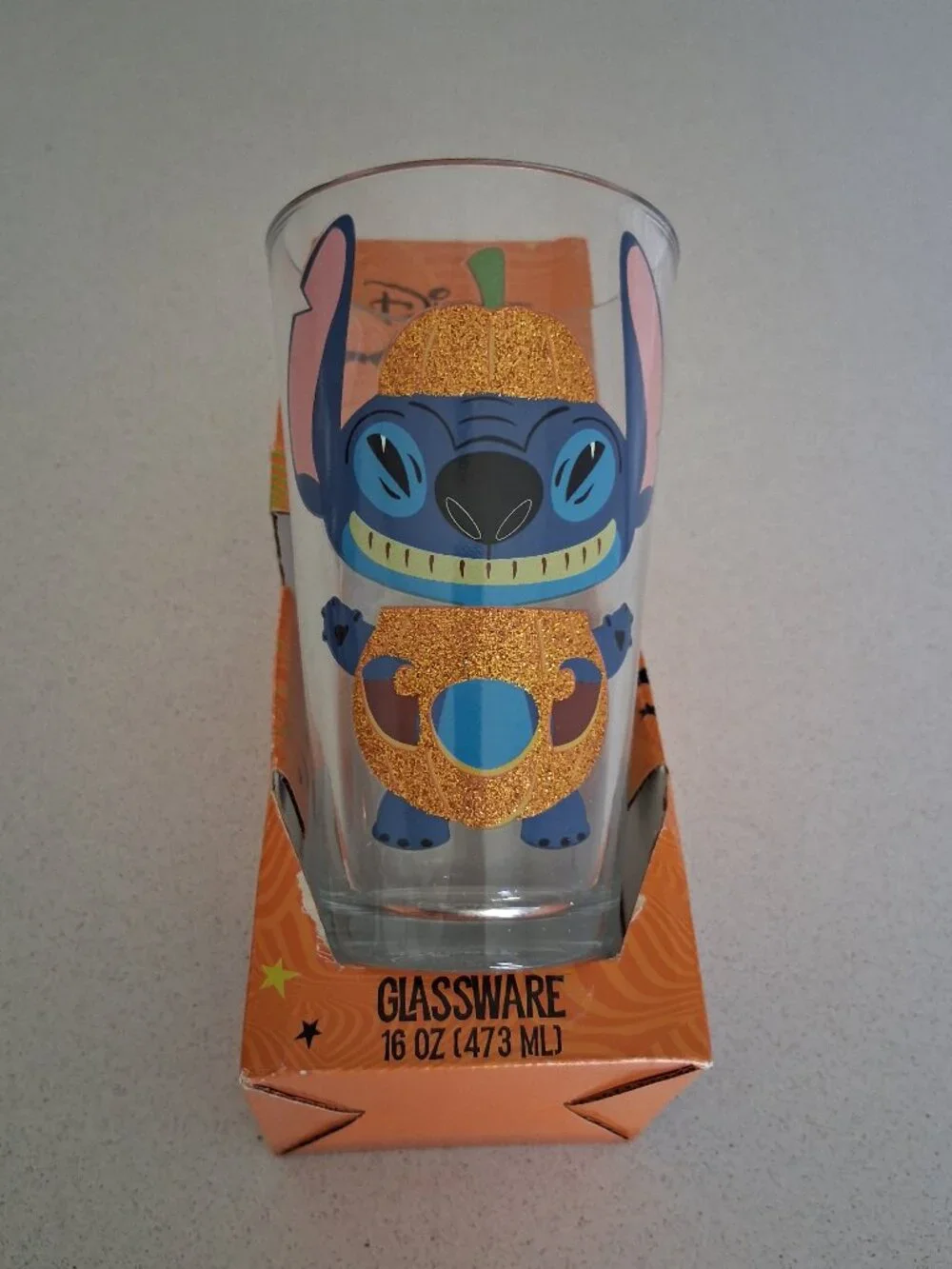 Disney 16oz STitcH Character Drinking Pint Glass